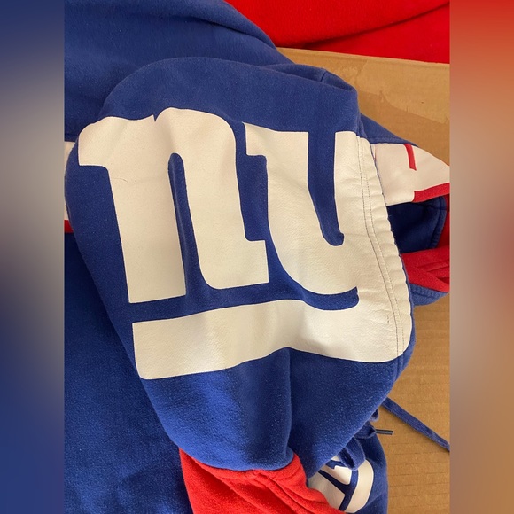 VINTAGE NFL FOOTBALL New York Giants Reebok Hoodie Mens 2XL - Picture 5 of 5